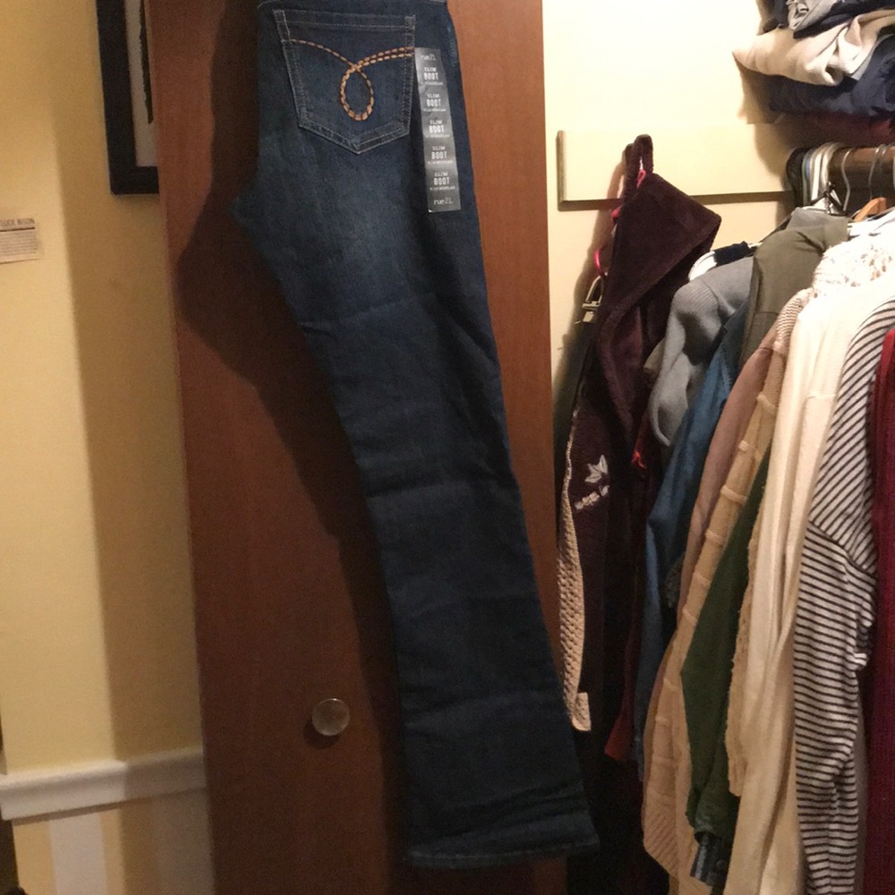 Slim boot cut jeans